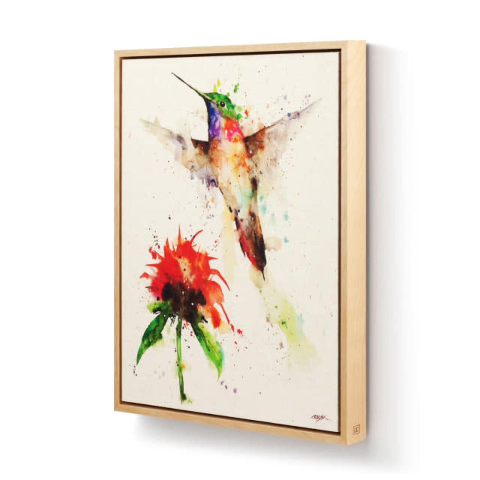 Dean Crouser Collection Hummingbird & Red Flower Wall Art - Dean Crouser Collection