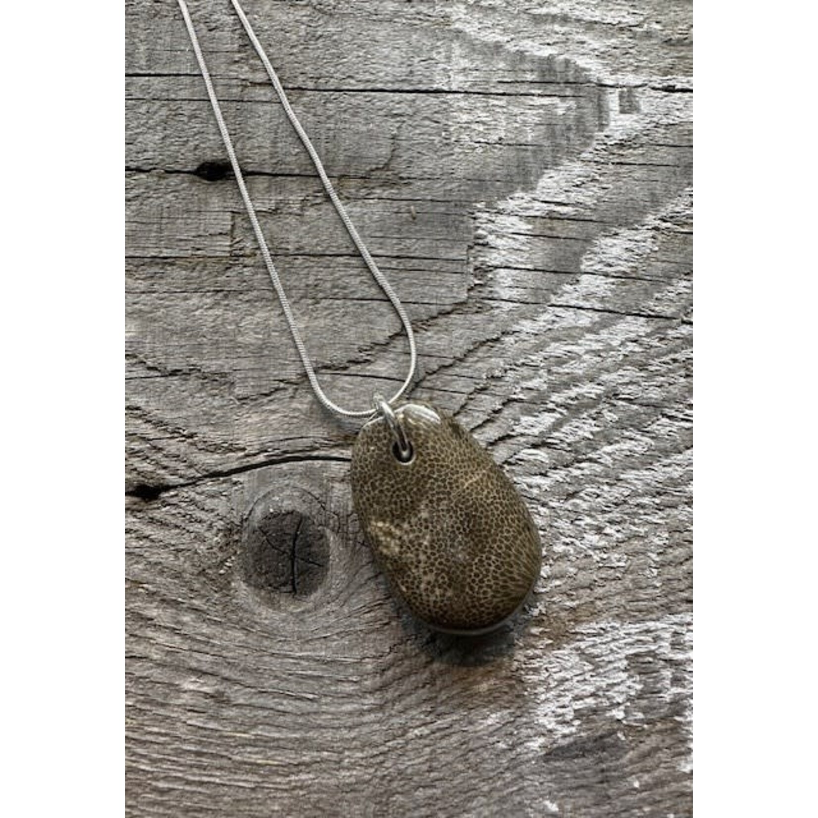 Blue Water Creations Necklace - Charlevoix Stone 1
