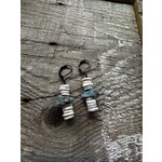 Blue Water Creations Earrings -Stacked Stones 1