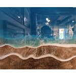"Paradise Shores" - Beach Wave Art by Robyn Ladwig - 16" x 24"