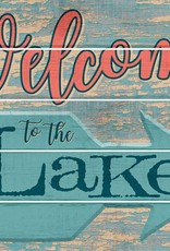 Welcome to the Lake 18" x 24" Pallet Art Sign