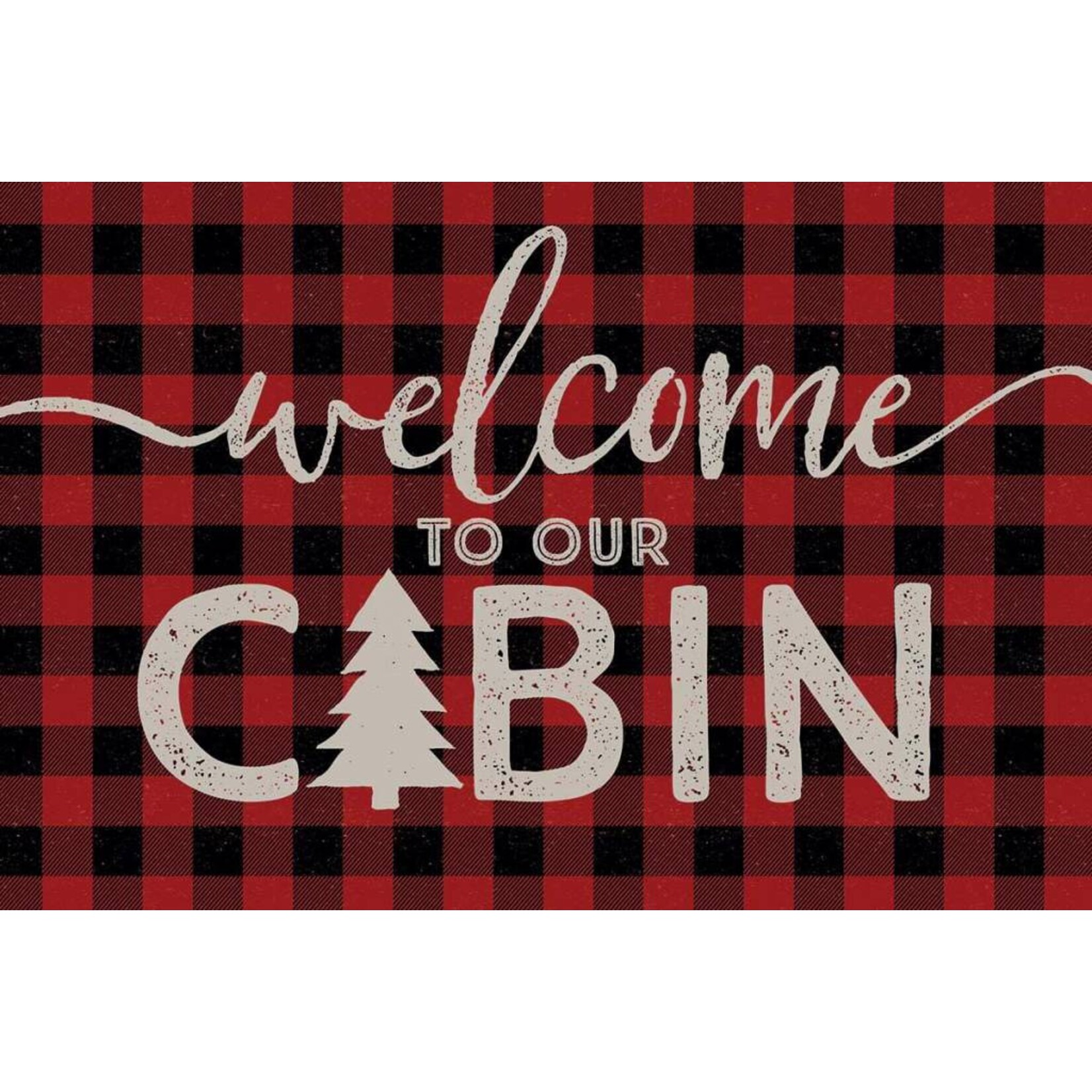 Welcome to our Cabin 12" x 18" Sign