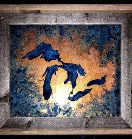 Great Lakes Copper Art - 8 x 10