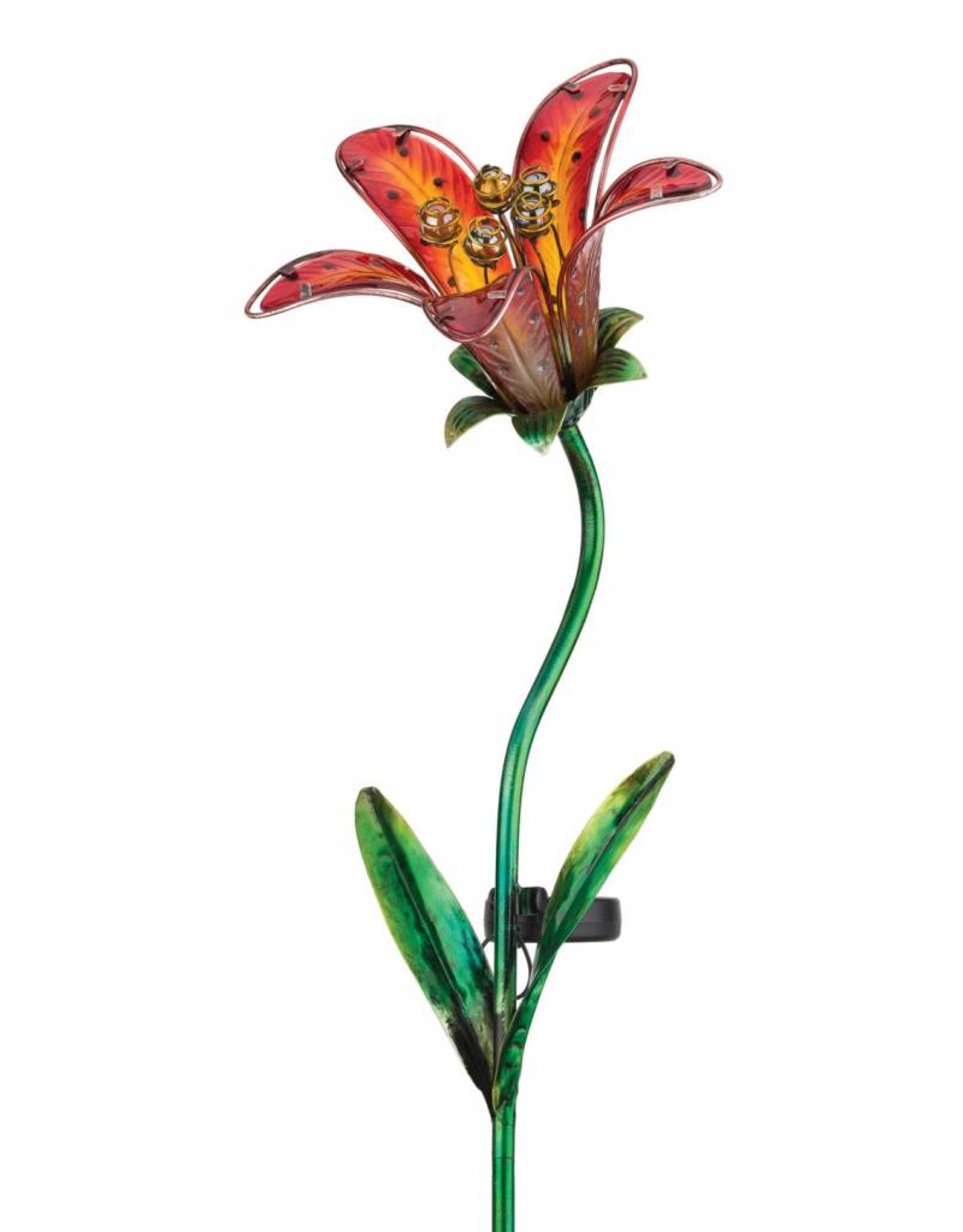 Solar Tiger Lily Stake - Red