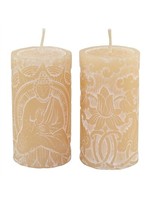 White Buddha Votive Candle