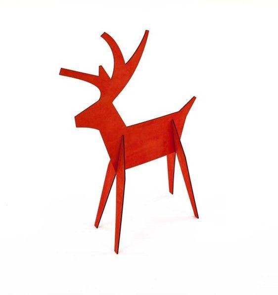 Deer Red Alpine Wood Flat 5x9 m6 last deer bag kept a 