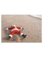 Card XMAS Santa Snow Angel in Sand 10ct