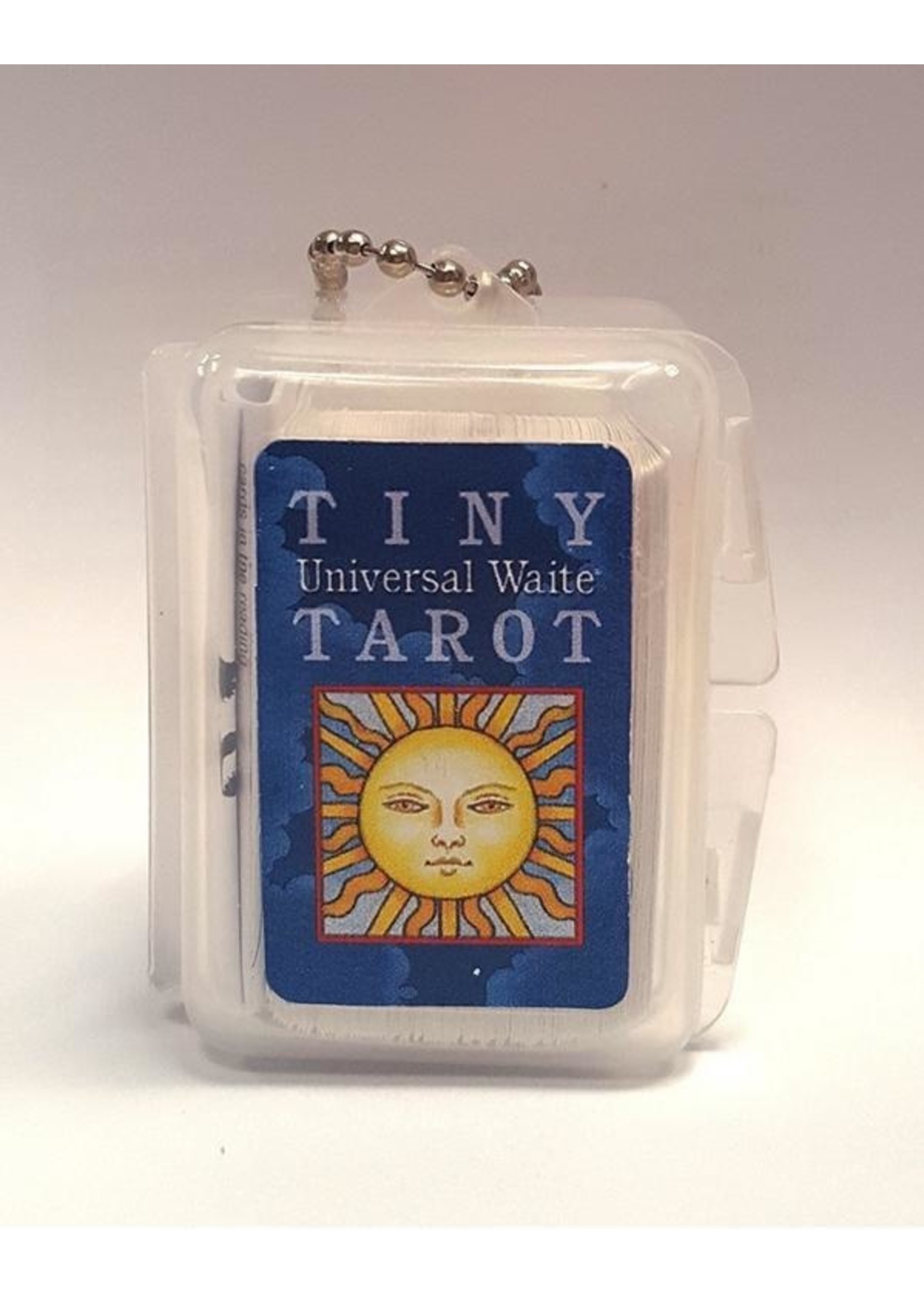 Tiny Tarot Deck Keychain Universal White