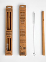 Premium Bamboo Straw w/ Cleaning Brush
