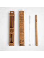 Premium Bamboo Straw w/ Cleaning Brush