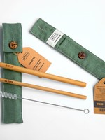 Bamboo Step Straw Travel Kit - Asst. Fabric Patterns