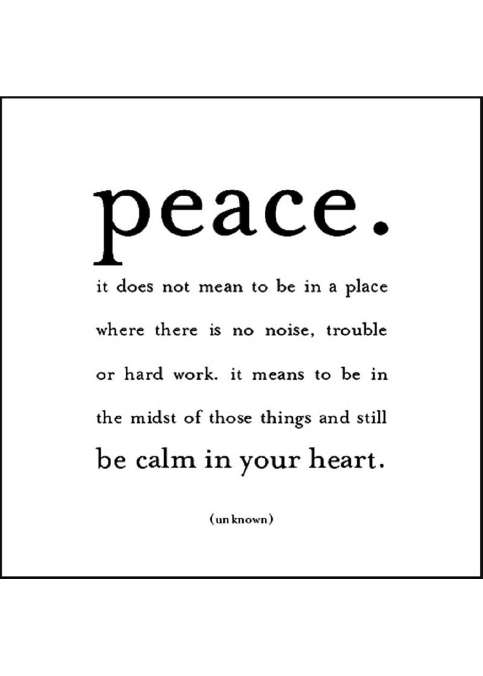 Quotable Magnet Peace
