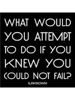 Quotable Magnet What Would You Attempt To Do - Discontinued