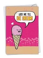 Card Valentines Ice Cream