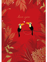 Card VDay Toucans