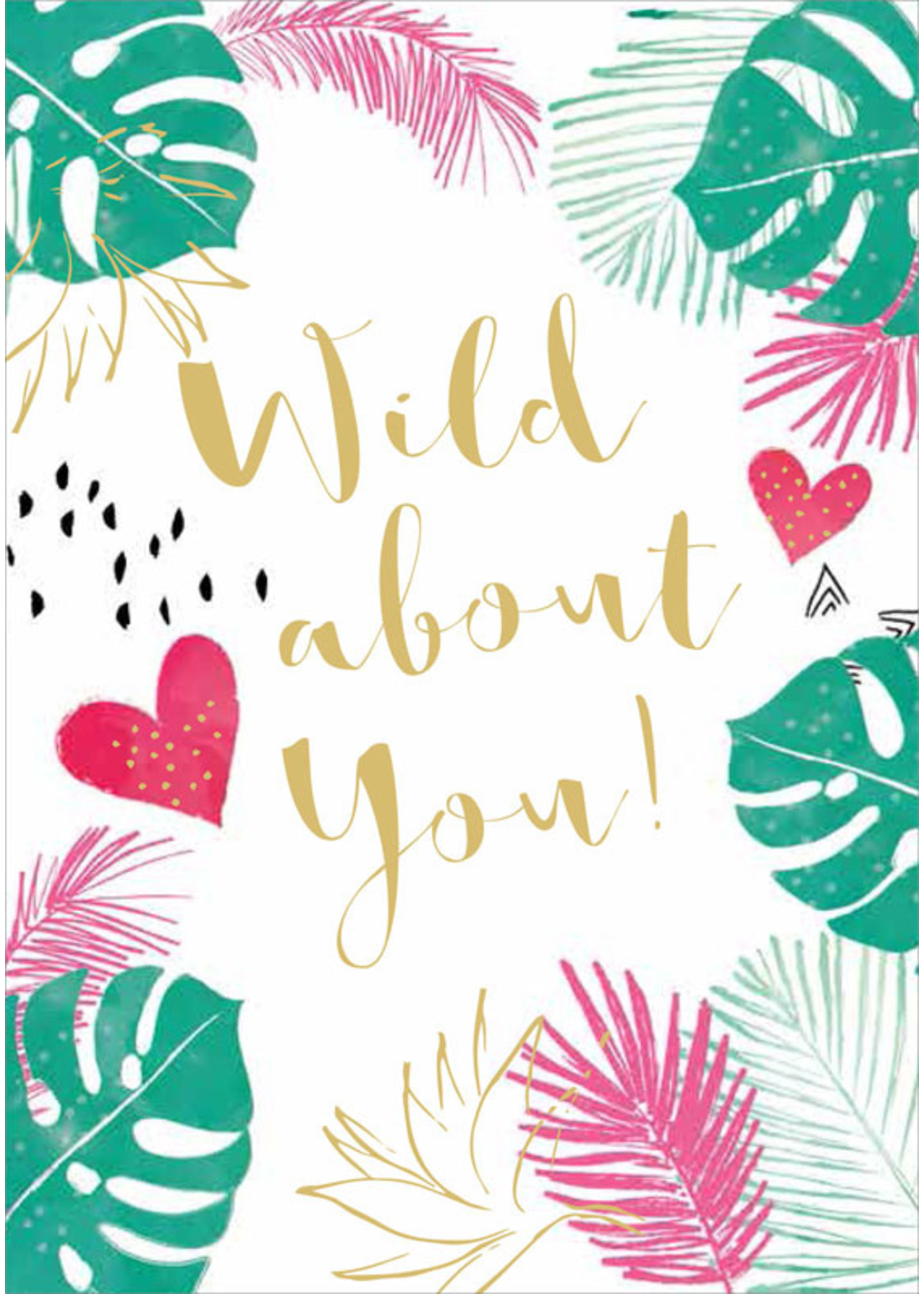 Card VAL Palm Leaves