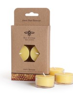 Candle Beeswax T Lights UNSCENTED 6 pk burn time 5 hrs Order Case Qty is 8