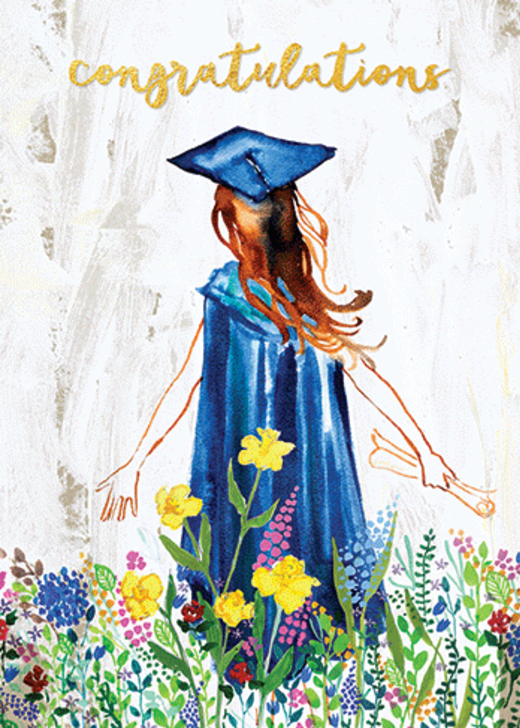 Graduation Watercolor dexis-iberica Art & Collectibles Watercolor