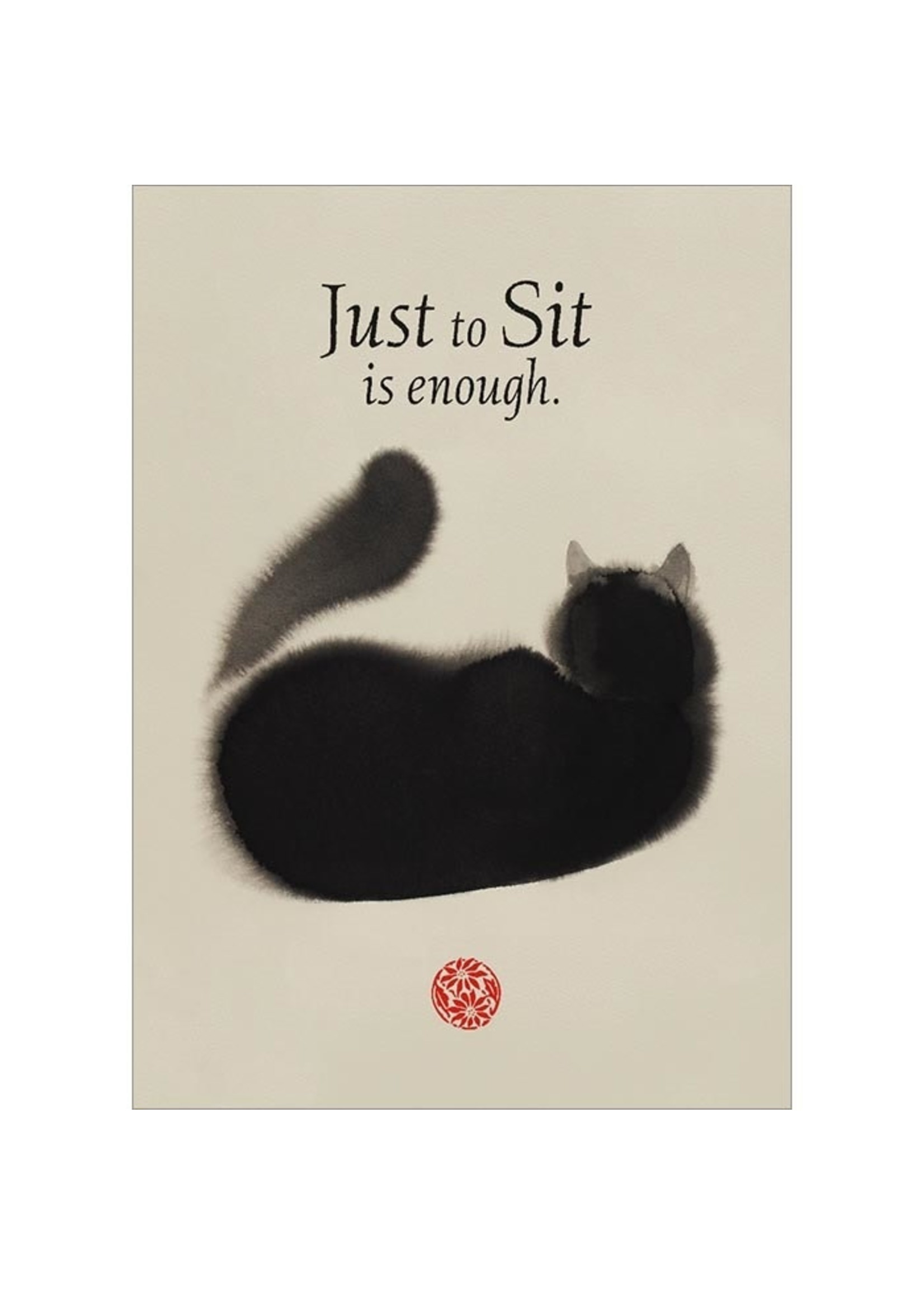 Card GW Artful Cat - Just to Sit is Enough