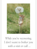 Card GW Harvest Mouse on Dandelion