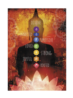 Card INSP Chakra Buddha Sillouette Divine Connected Expressive