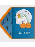 CARD HALLOWEEN Unicorn Magical Halloween