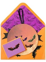 CARD HALLOWEEN Pumpkin and Bats Mobile