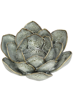 World Buyers Porcelain Lotus Tea Light Holder