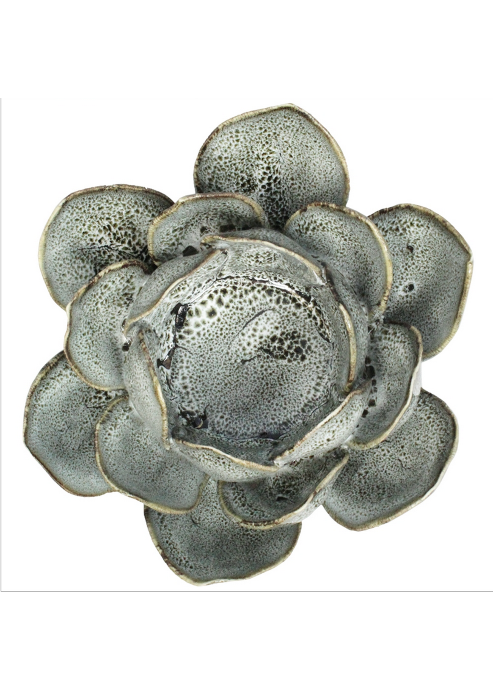 Tea Light Holder Lotus Porcelain