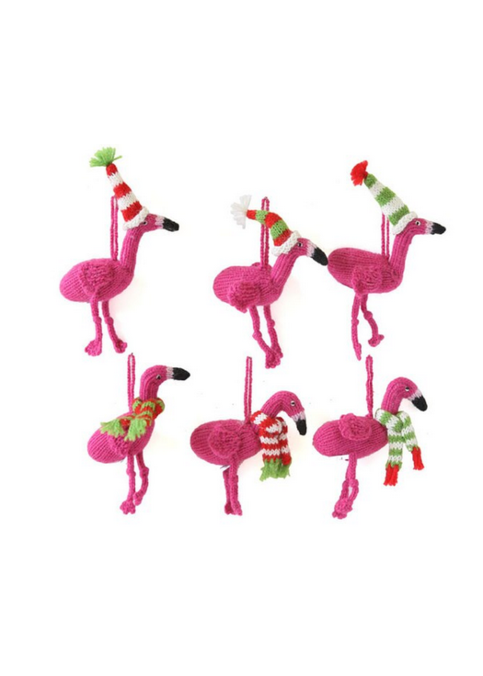 Ornament Flamingo w Accessories