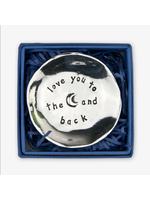 Charm Bowl Pewter Love You to the Moon