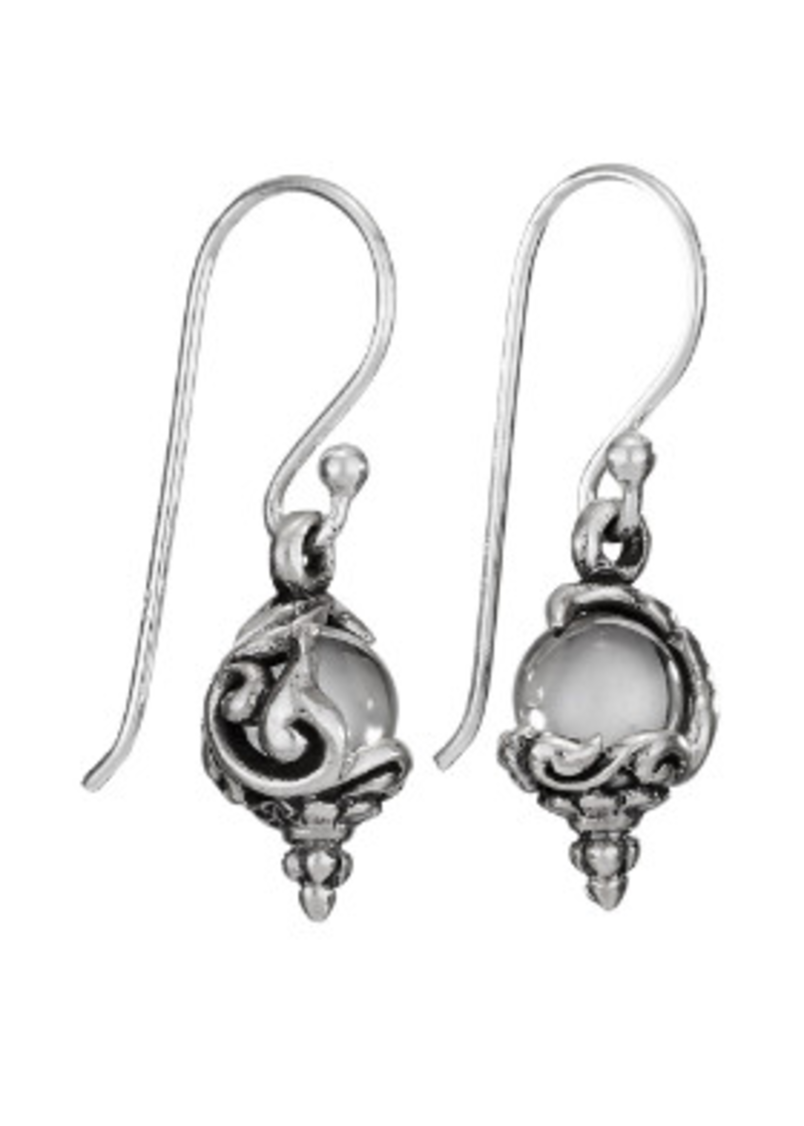 Earring CRADLED CRYSTAL BEAD