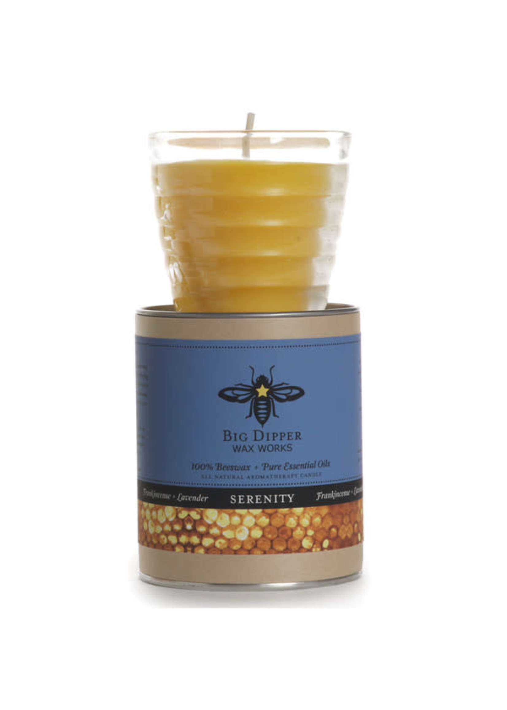 Big Dipper Candle Beehive Glass Serenity 4.2 oz