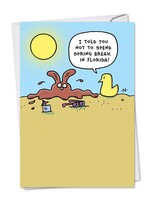 Card Easter Melting Easter Bunny