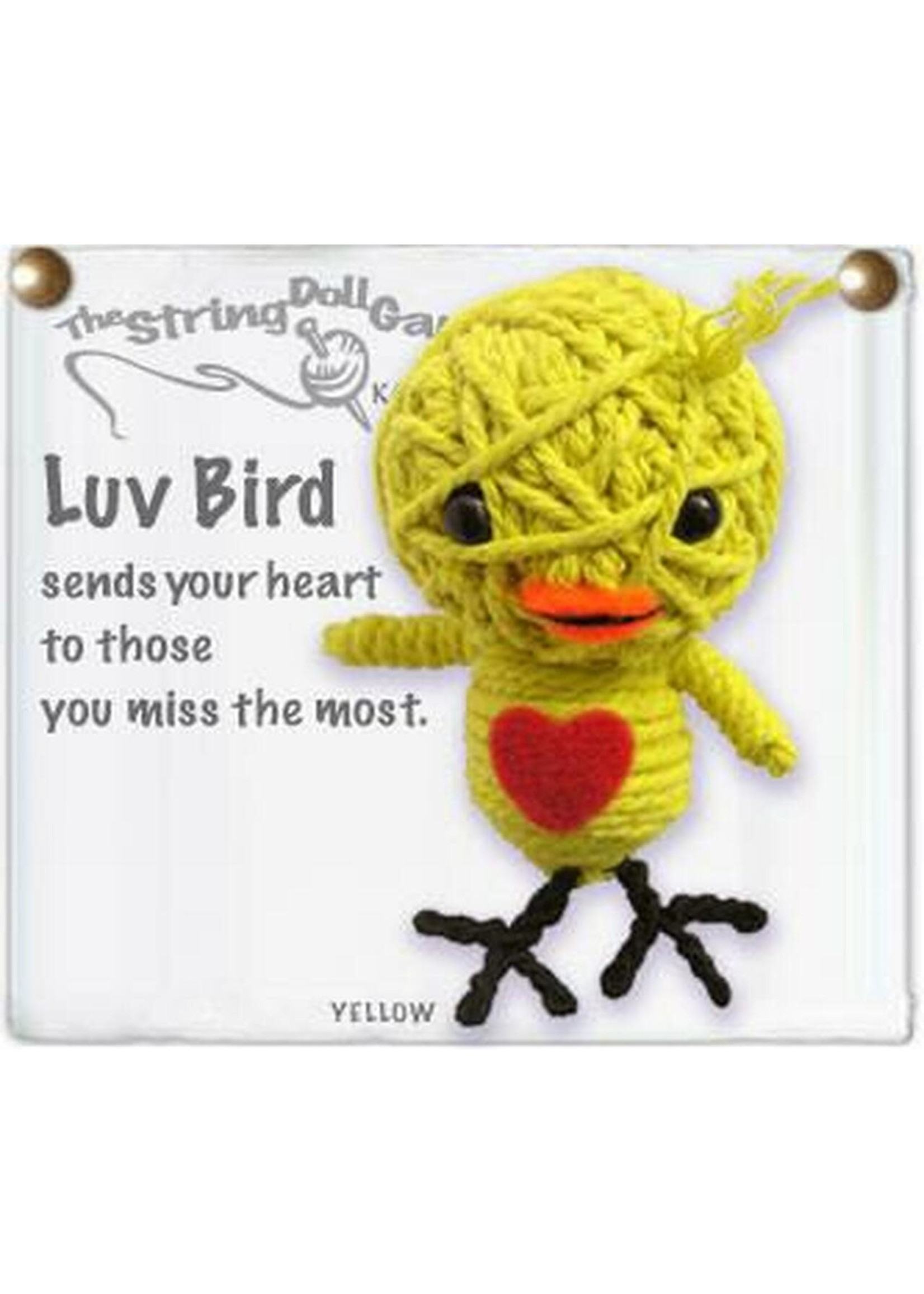 String Doll Keychain Luv Bird