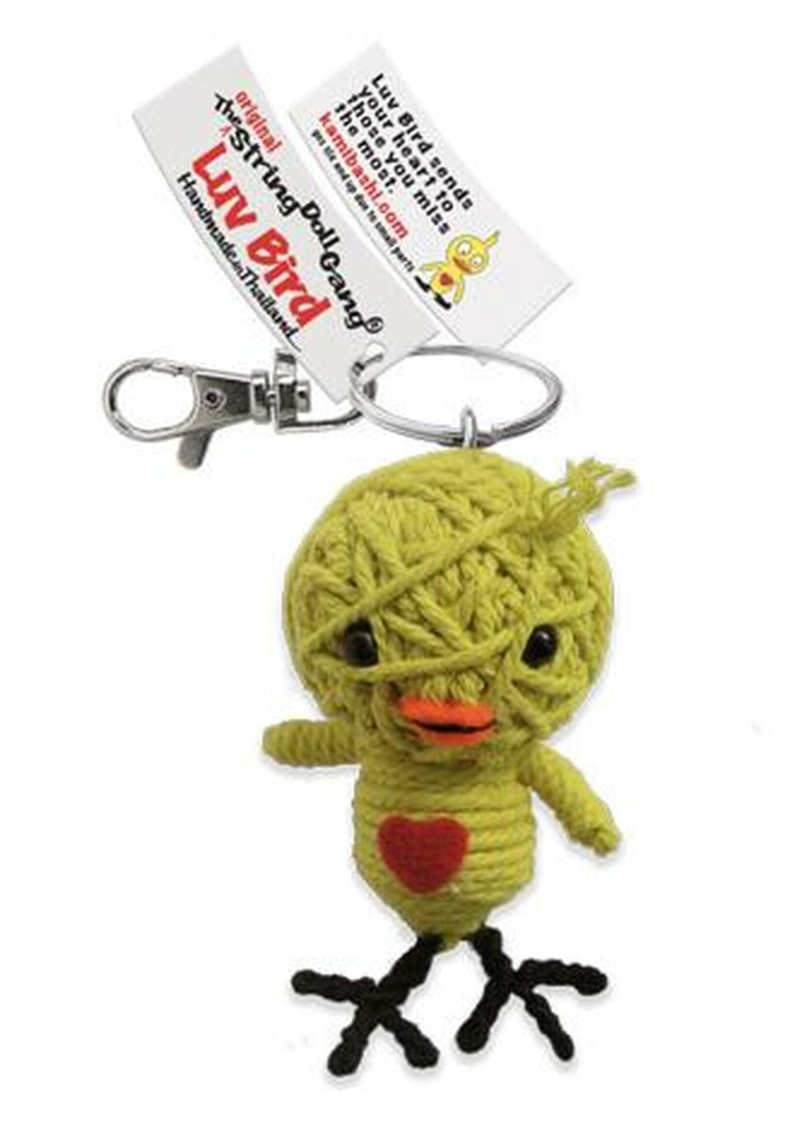 String Doll Keychain Luv Bird
