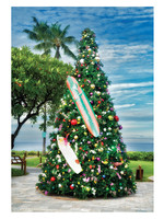 Card BX XMAS Surfboard Christmas Tree