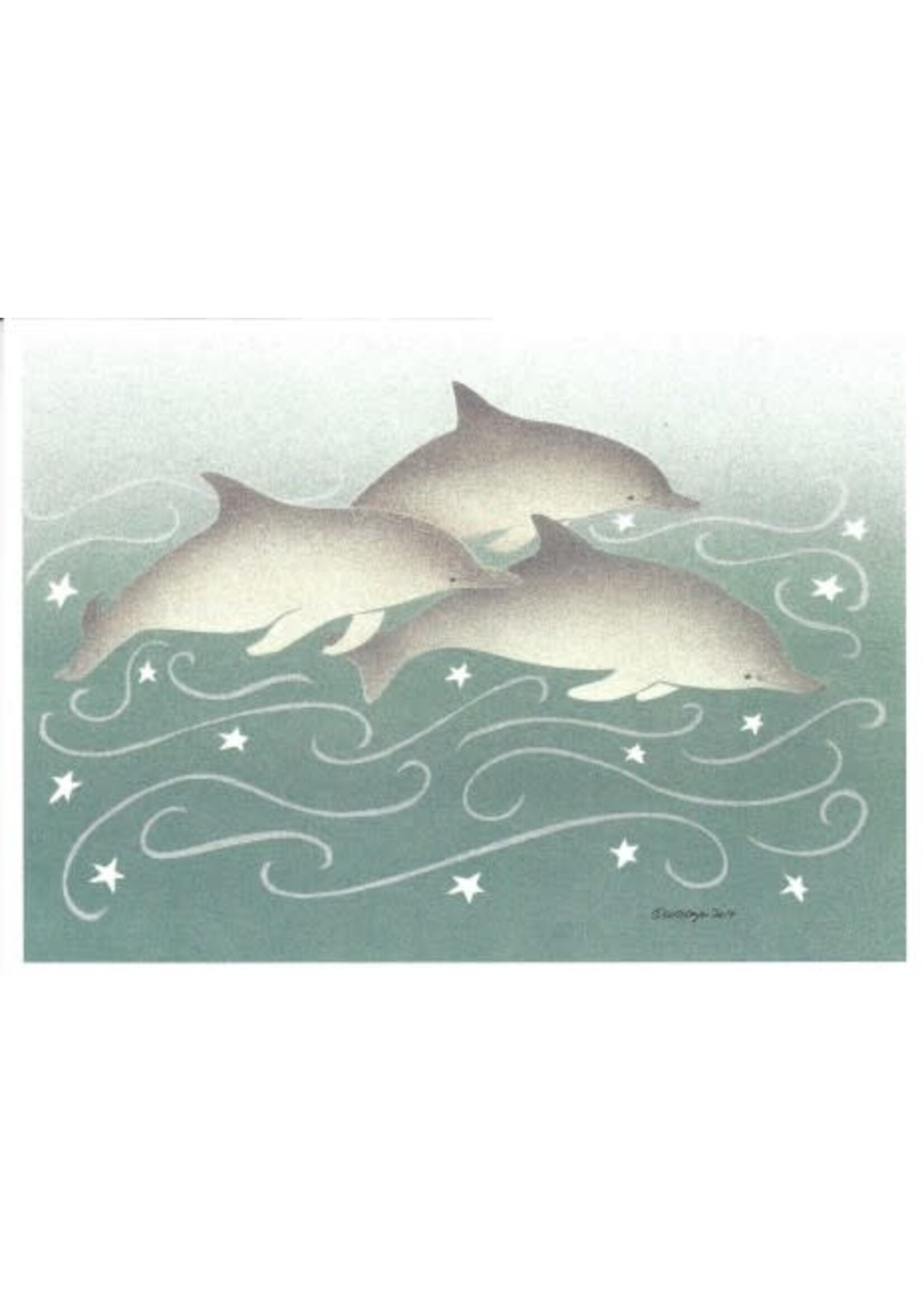 Card Box CH Dolphin Sea 10ct