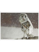 Card Box CH Barn Owl Silent Celebration 10ct