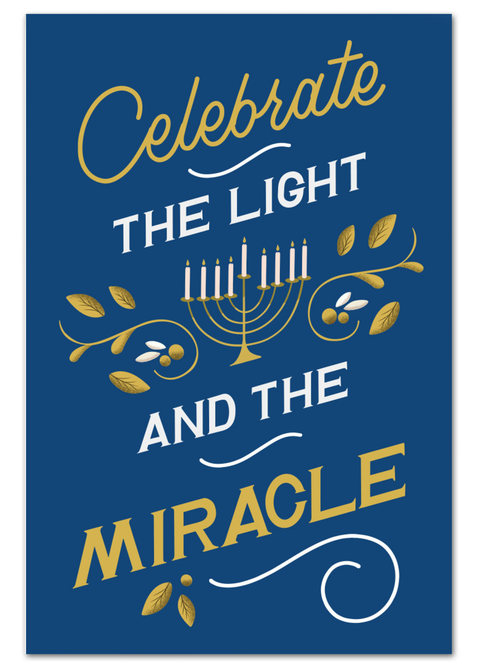 Card HANUKKAH Celebrate the Light