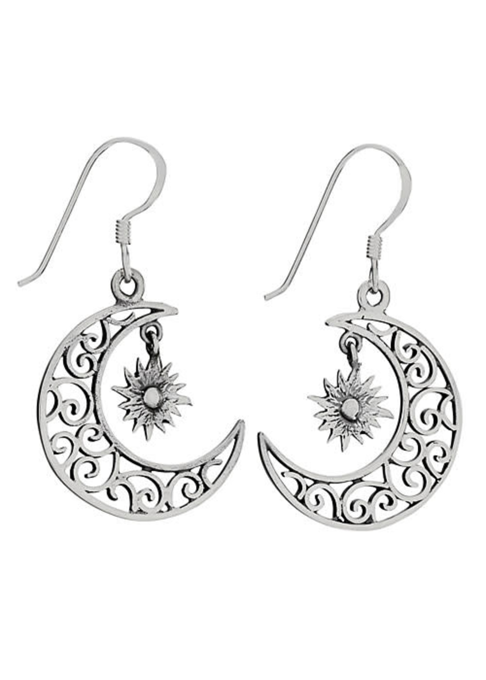 Earring SS Half Moon