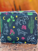 Neon Desert Bi-Fold Wallet
