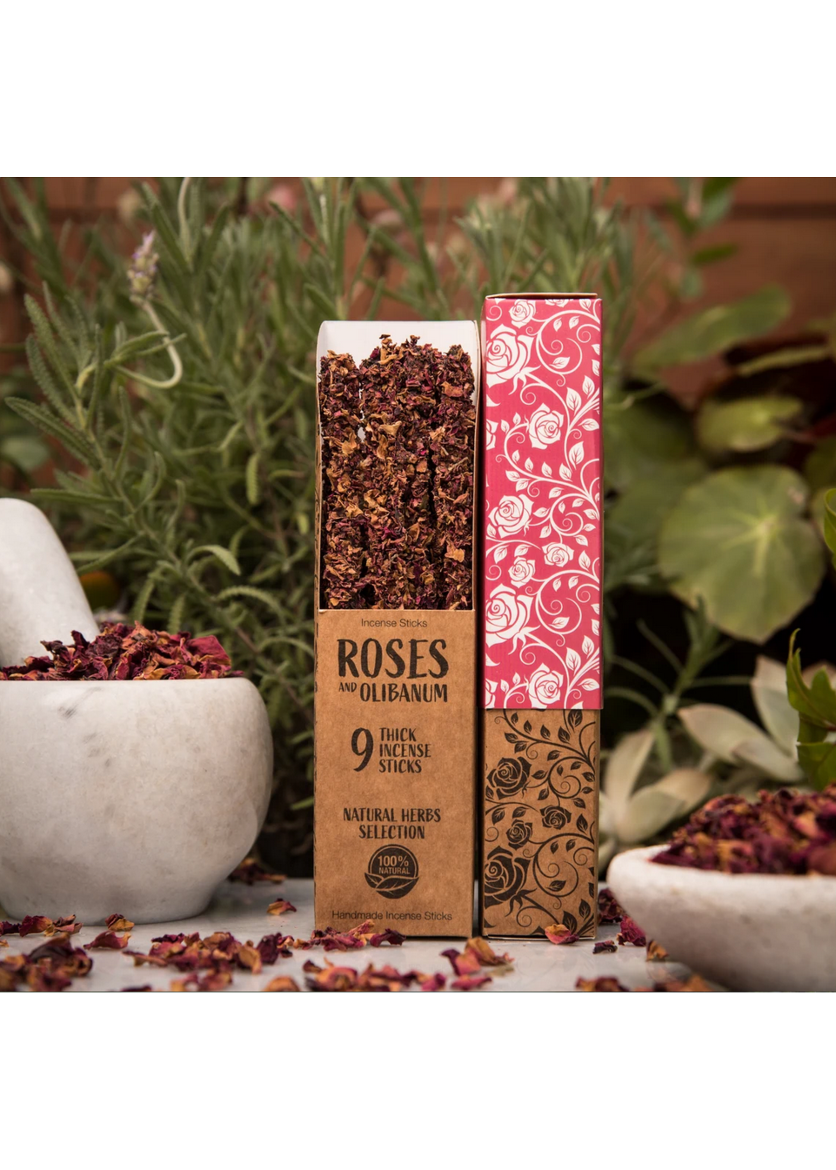 Sagrada Flowers & Herbs Incense - Rose