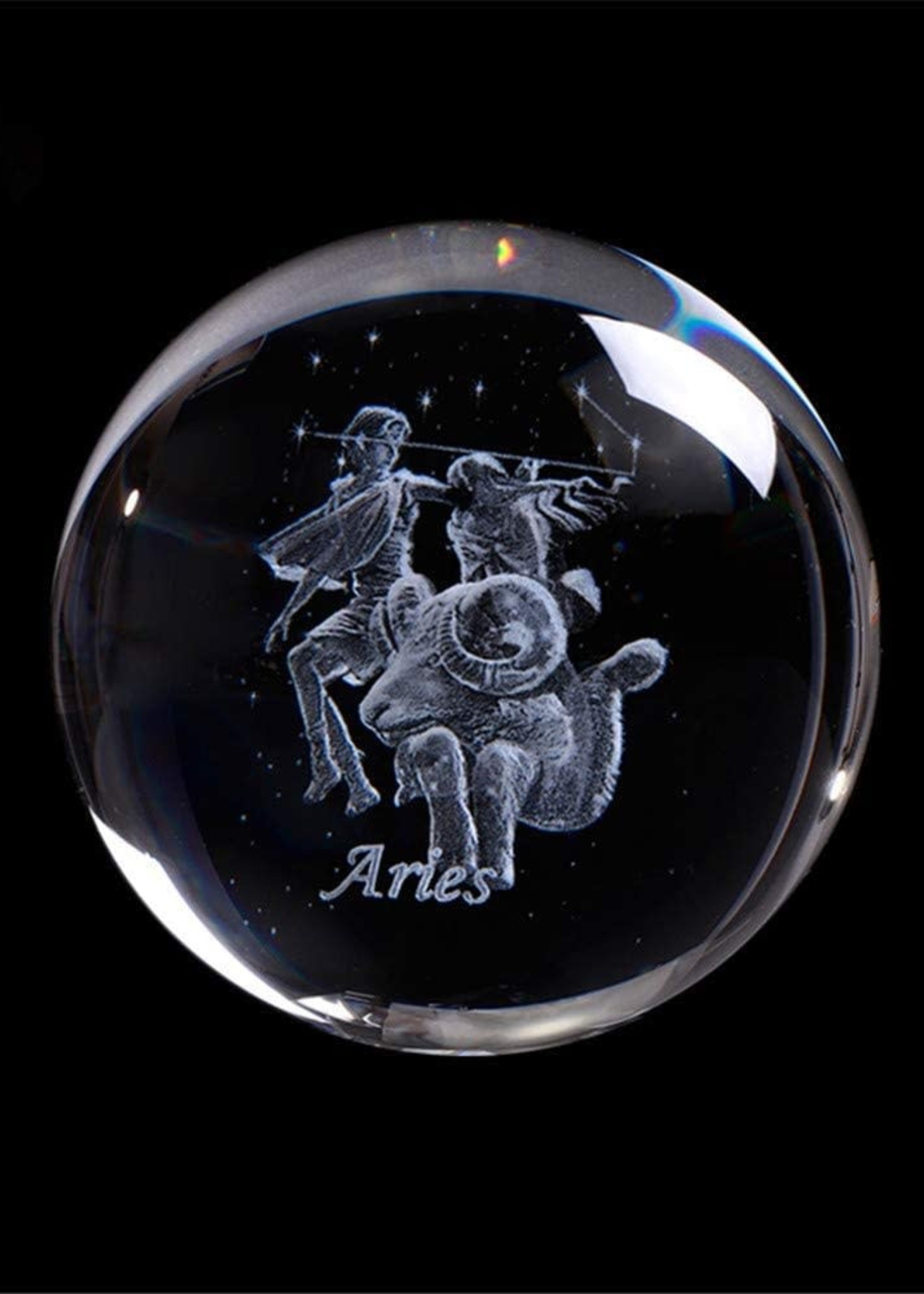 Zodiac Glass Sphere