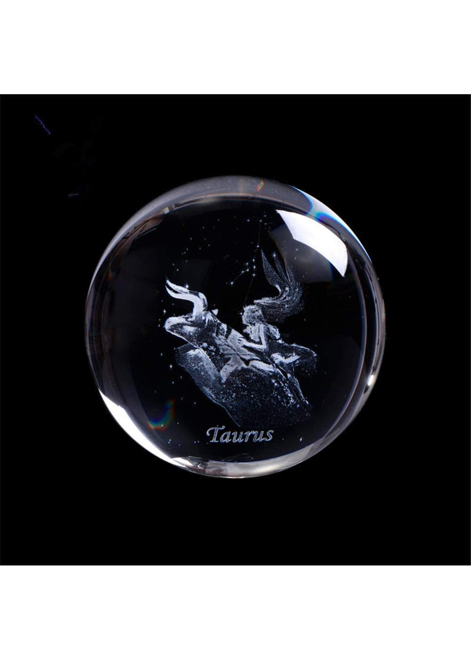Zodiac Glass Sphere