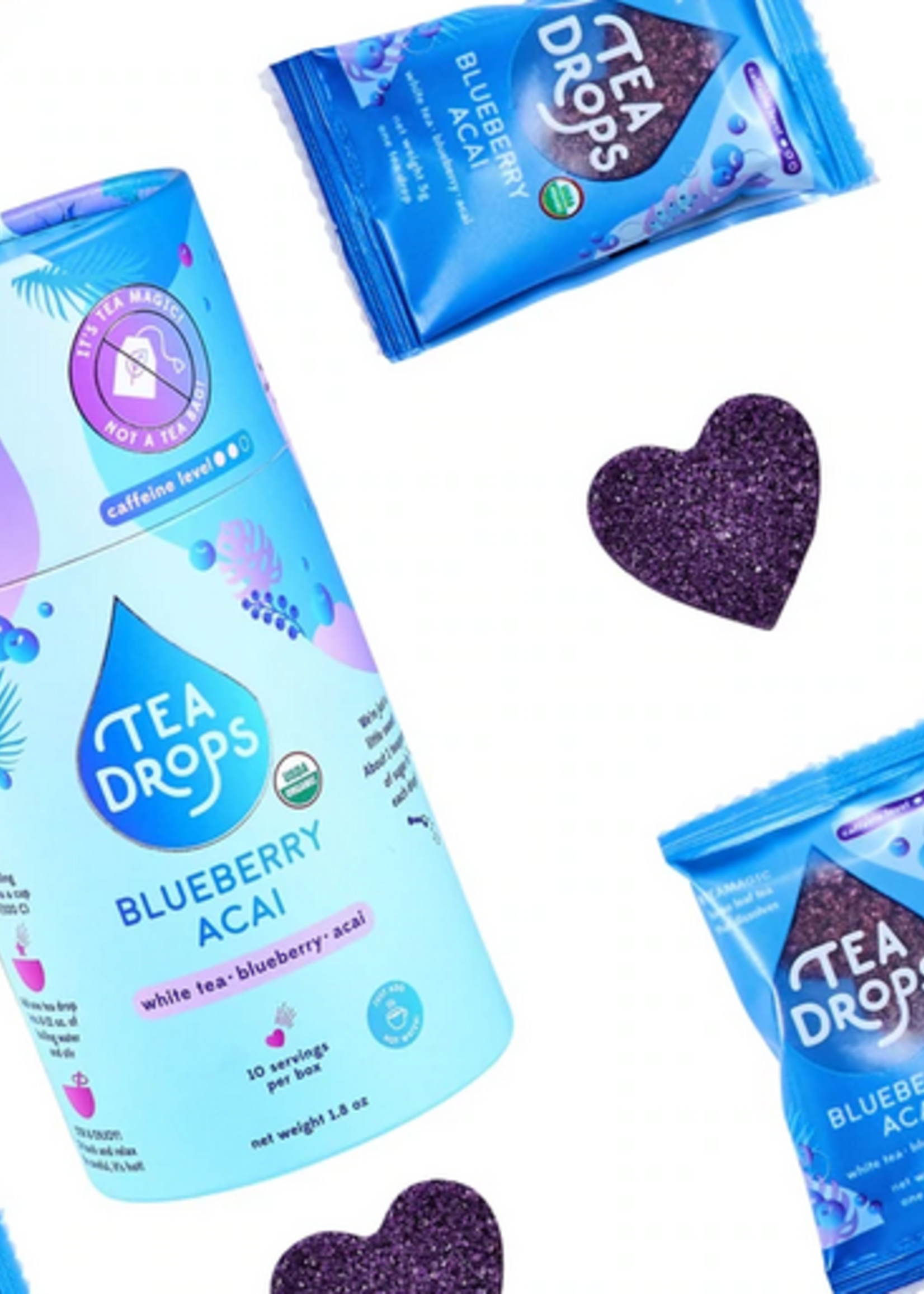 Tea Drops Cylinder - Blueberry Acai