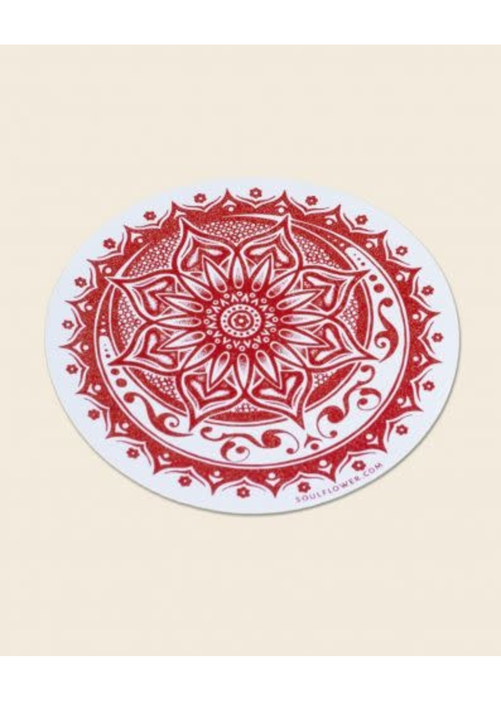 Bumper Sticker Sunflower Mandala