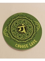 Bumper Sticker Choose Love Chakra