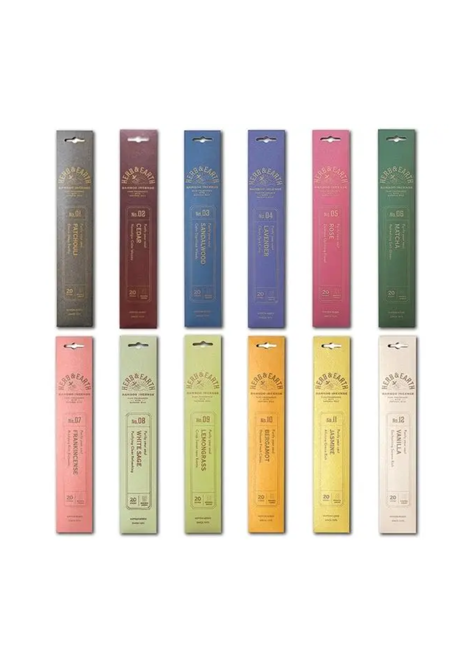 Herb & Earth Incense Rose 20 sticks