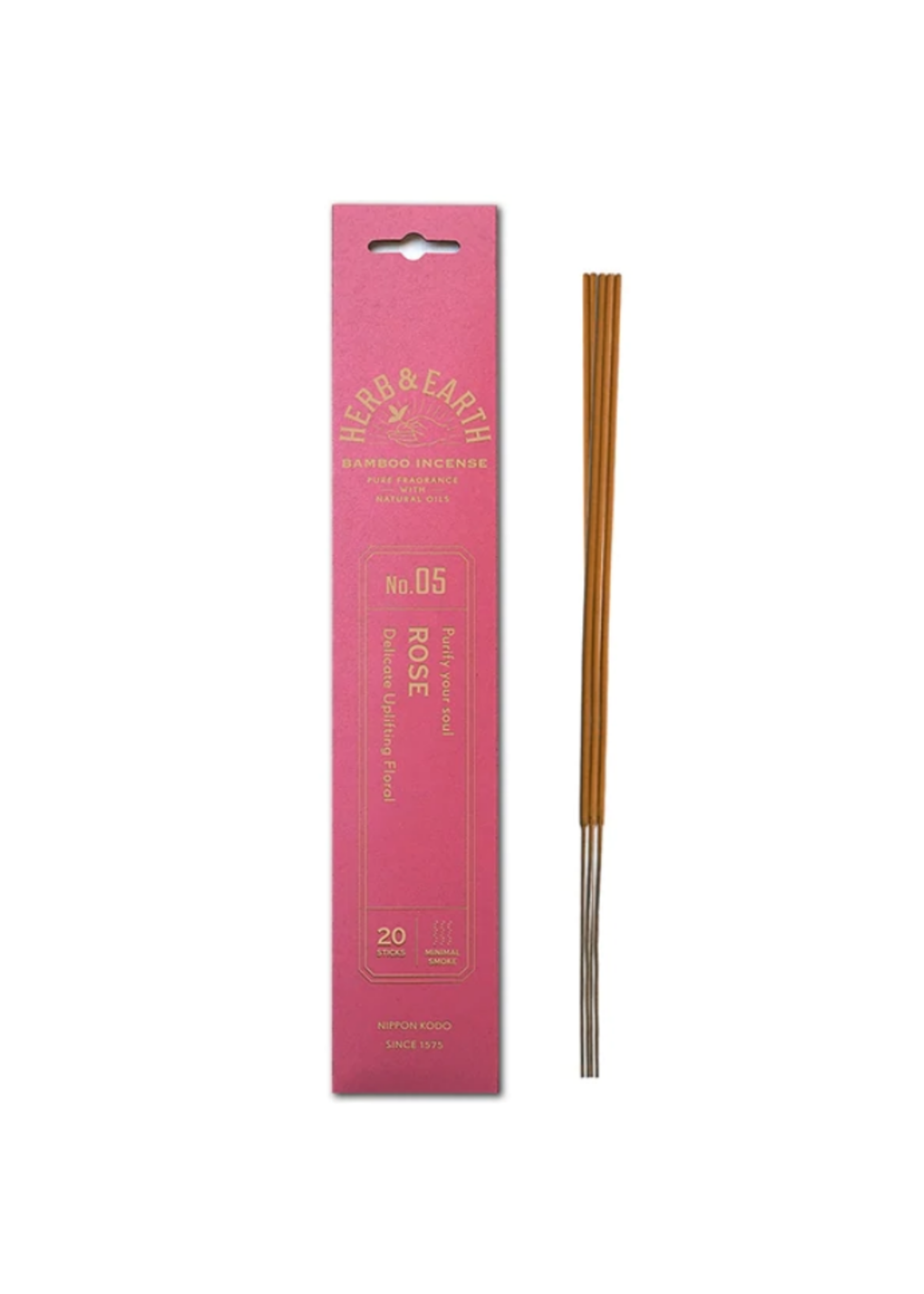 Herb & Earth Incense Rose 20 sticks